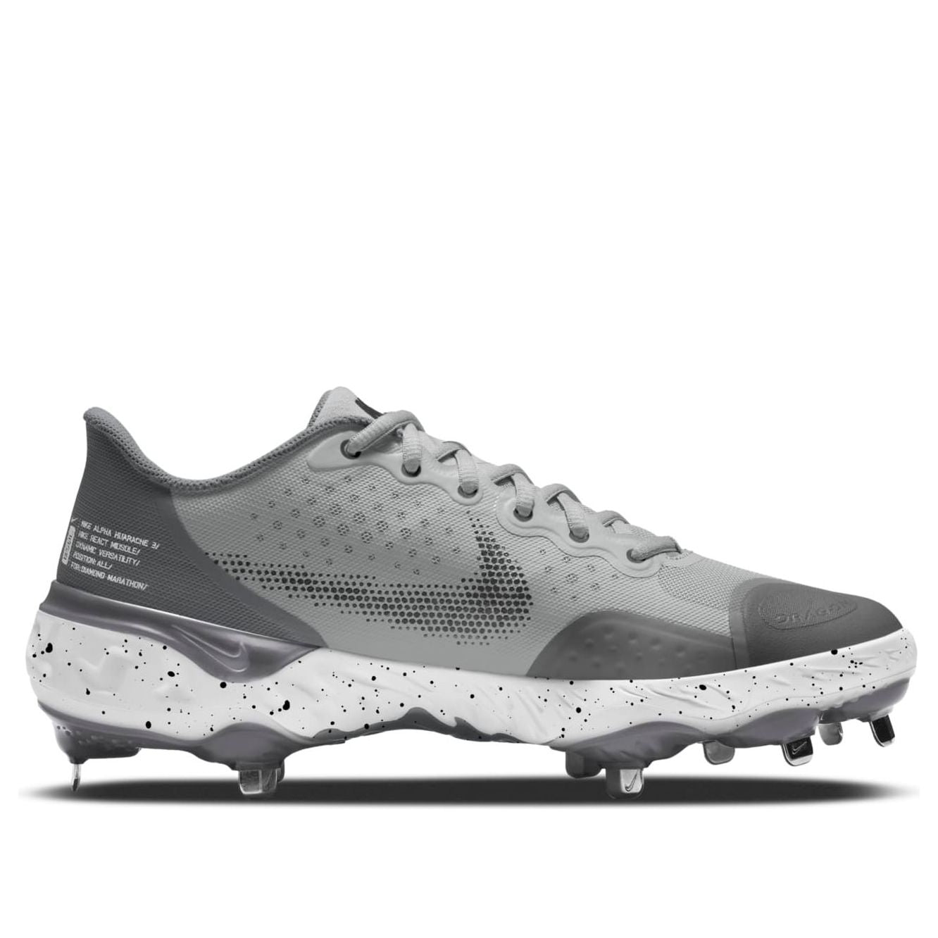 Alpha Huarache Elite 3 Low 'Light Smoke Grey'