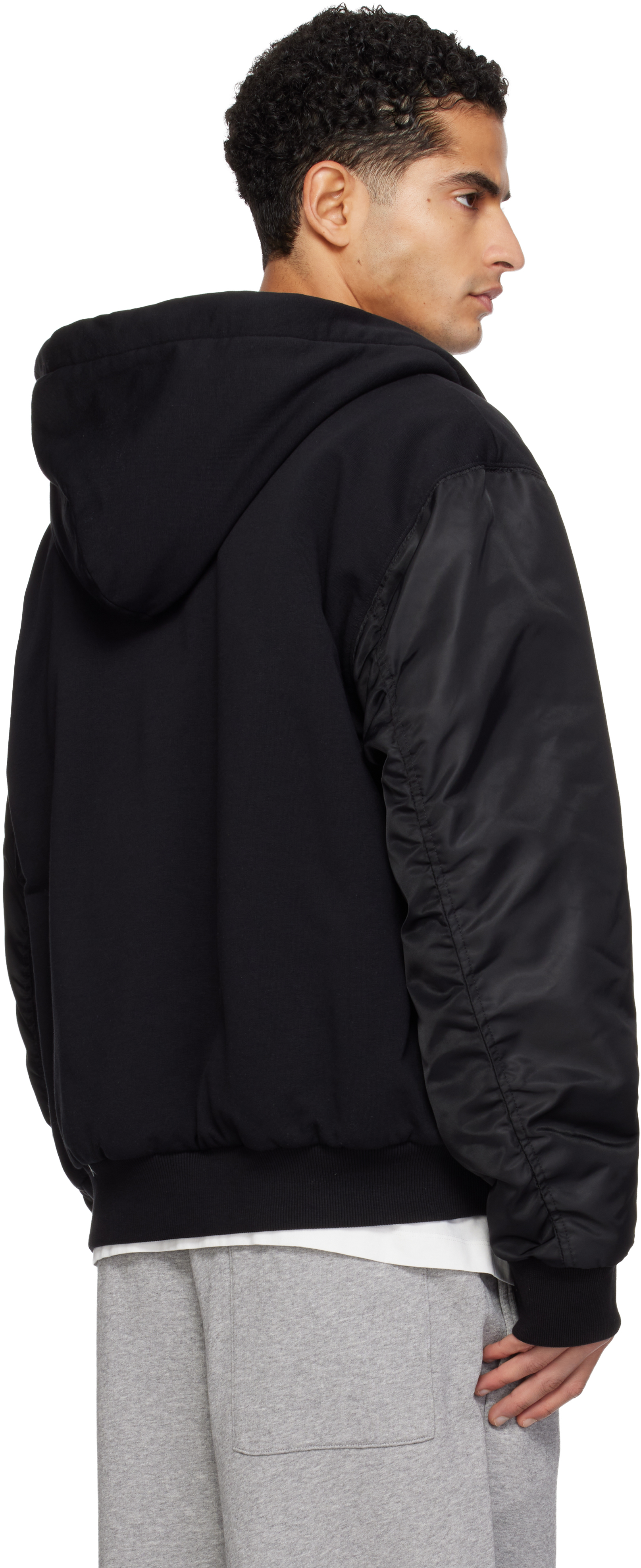 Black Hooded Jacket