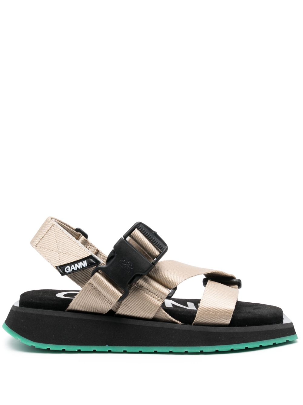 Performance Webbing flat sandals - Neutrals