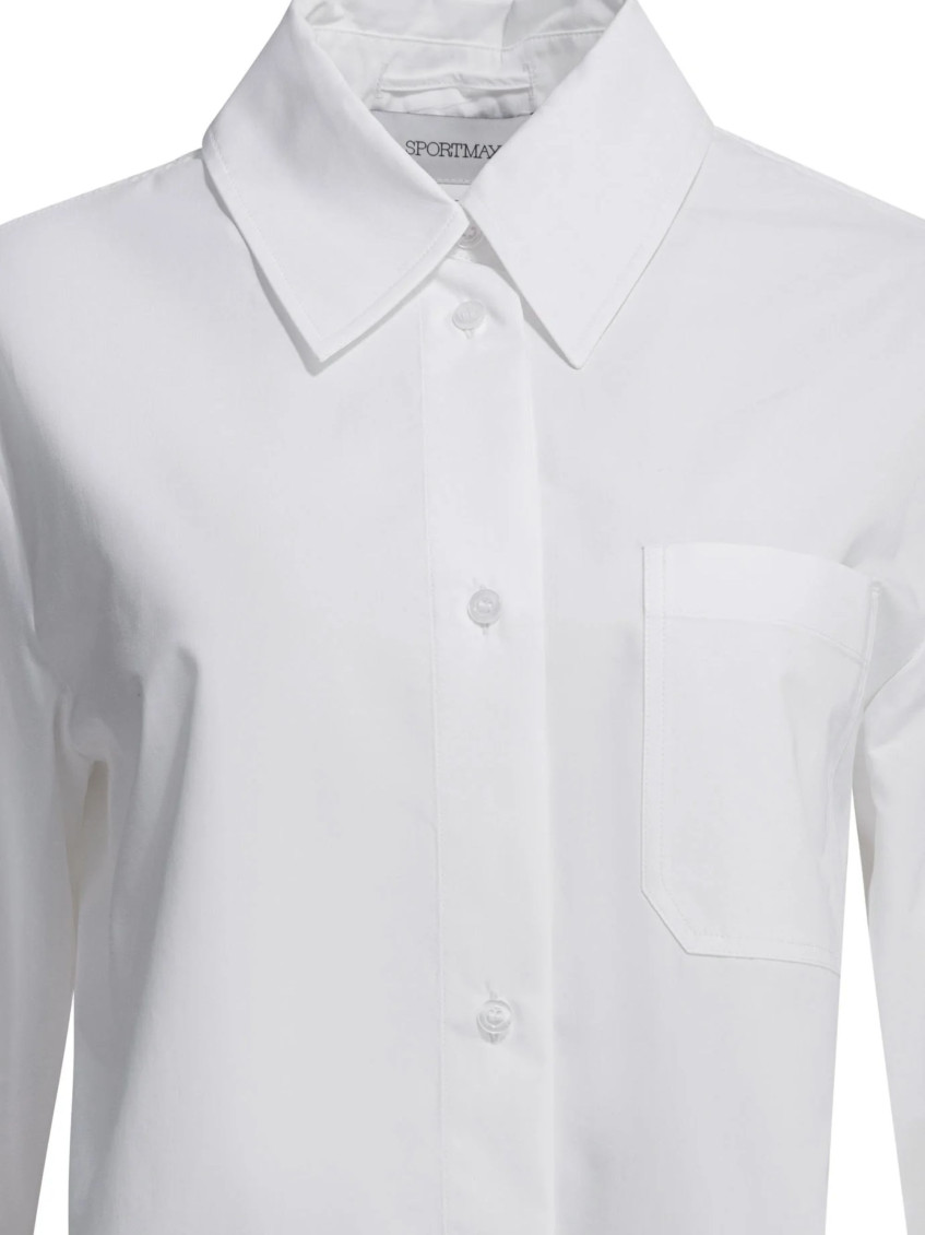 White Pleated Shirt
