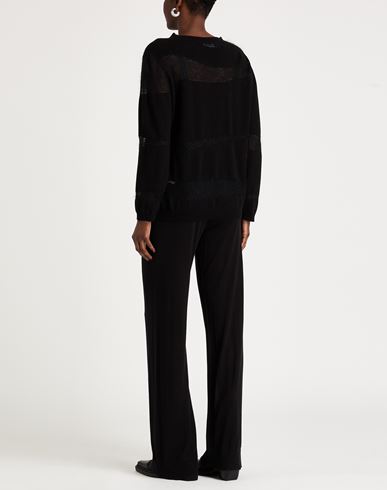 Woman Sweater Black Size 2 Virgin Wool, Silk, Cashmere, Mohair wool, Nylon