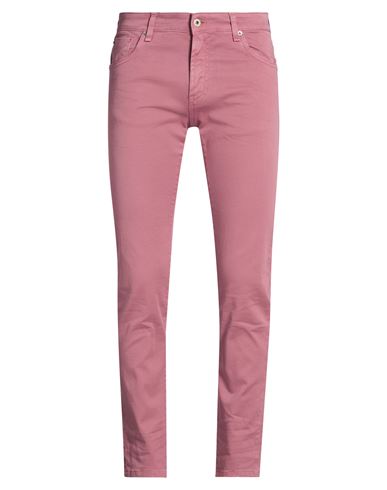 Man Pants Antique rose Size 32 Cotton, Elastane