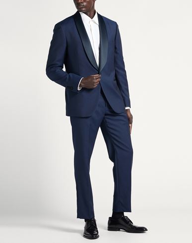 Man Suit Navy Size 46 Wool