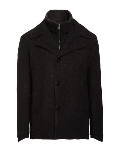 Man Coat Dark brown Size XL Wool, Polyamide, Acetate, Polyester, Mohair wool
