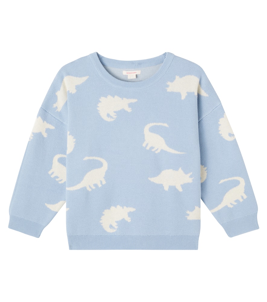 Konges Sløjd Lapis jacquard cotton sweater