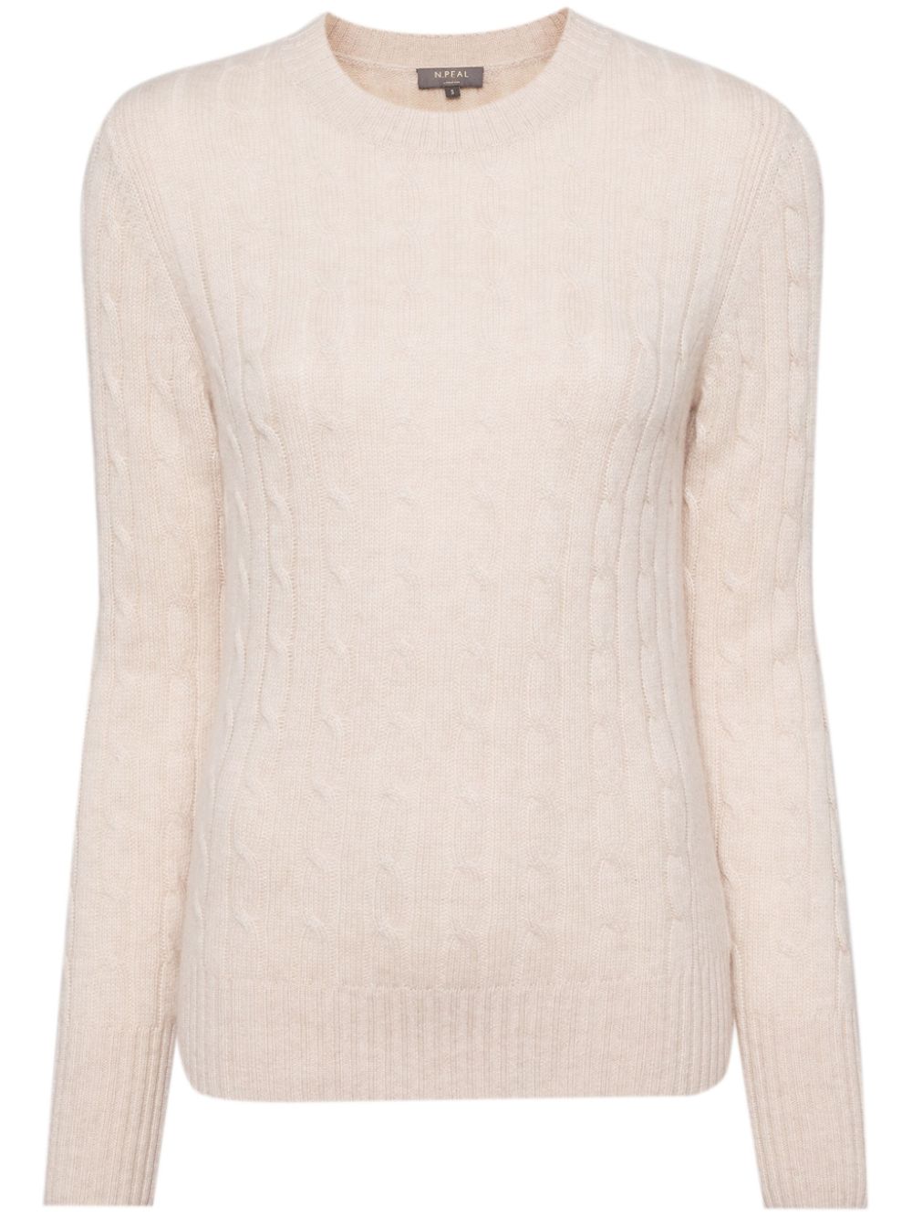 Cable knit jumper - Neutrals
