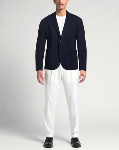 Man Blazer Navy Size 44 Rayon, Nylon, Elastane