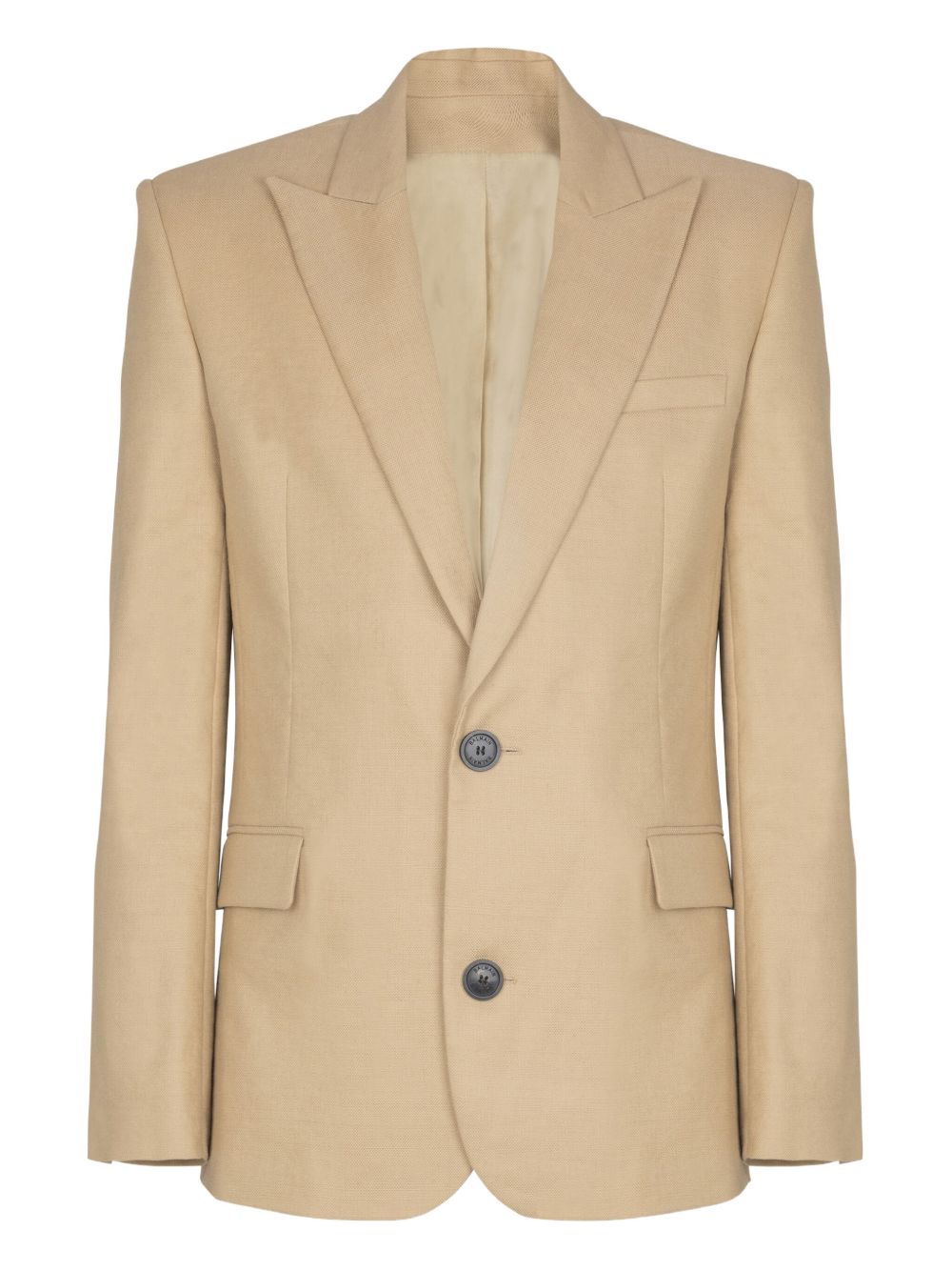 Canvas blazer - Neutrals