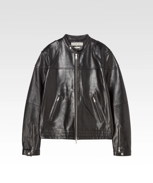 Mavericks Motorcycle Leather Jacket Black