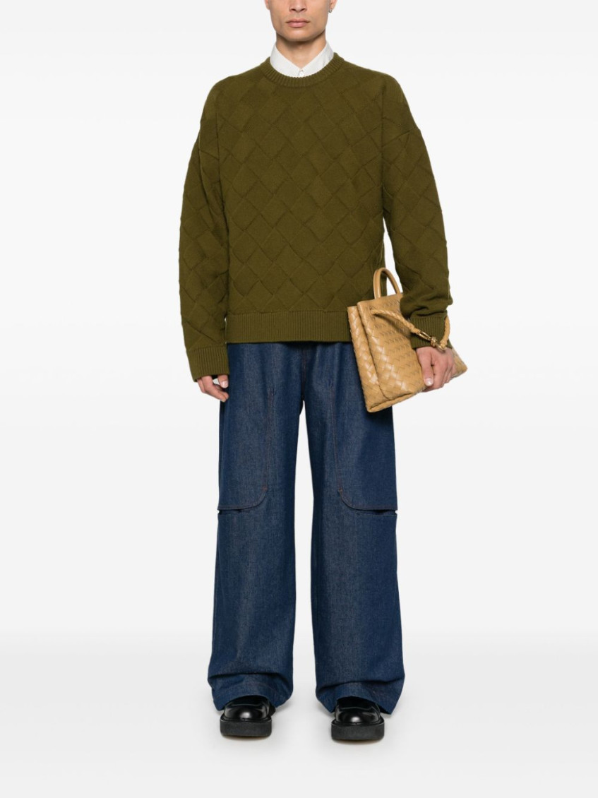 Sweater Wool 3d Knit