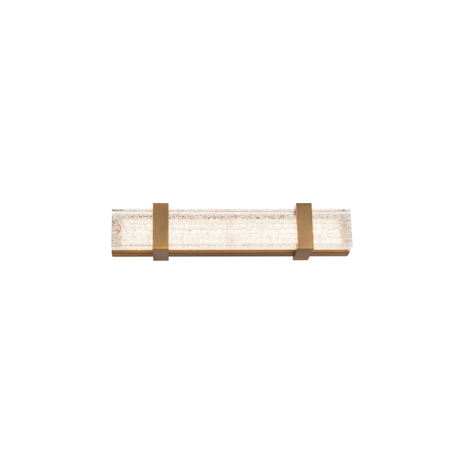Verandah 1-Light LED Bathroom Vanity Light in Aged Bra