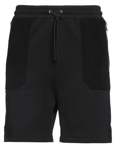 Les Hommes Man Shorts & Bermuda Shorts Black Size L Cotton