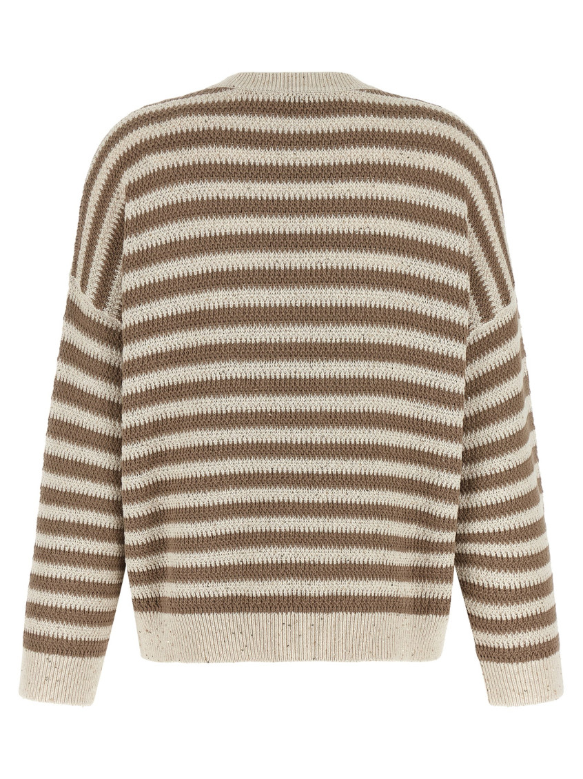 Striped sweater - Neutrals