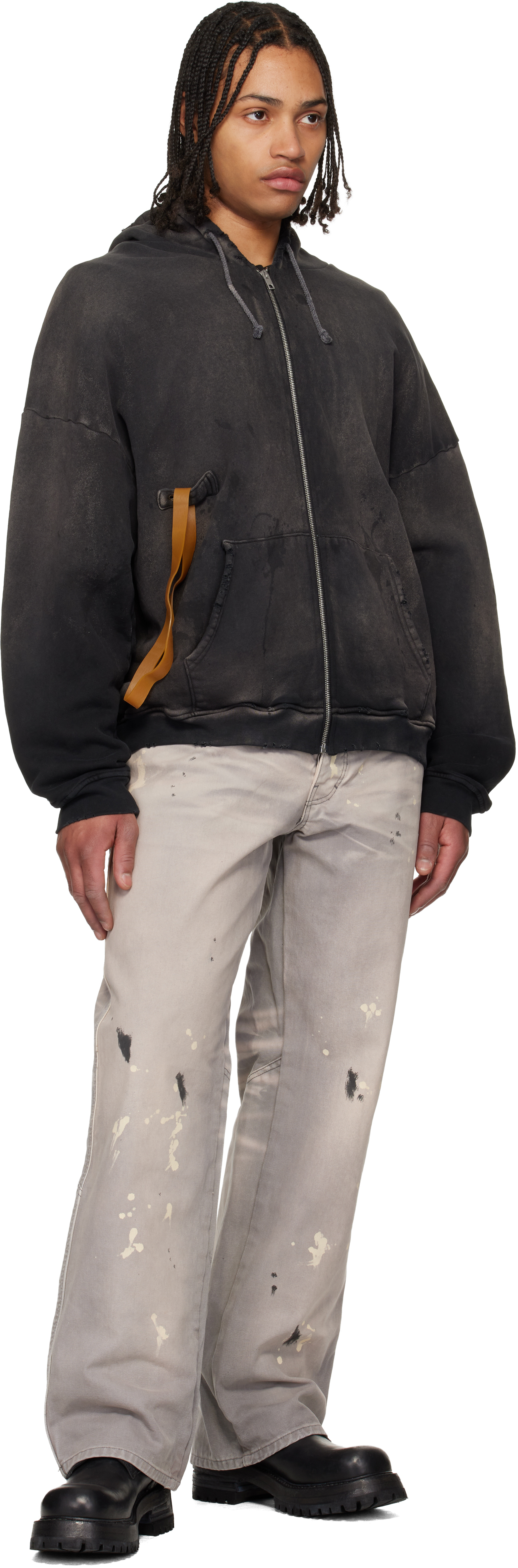 Black Rubber Band Hoodie