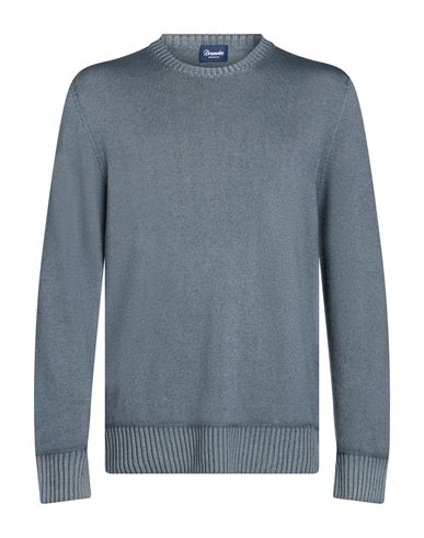 Man Sweater Slate blue Size 46 Merino Wool