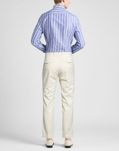 Man Pants Beige Size 32 Cotton, Elastane