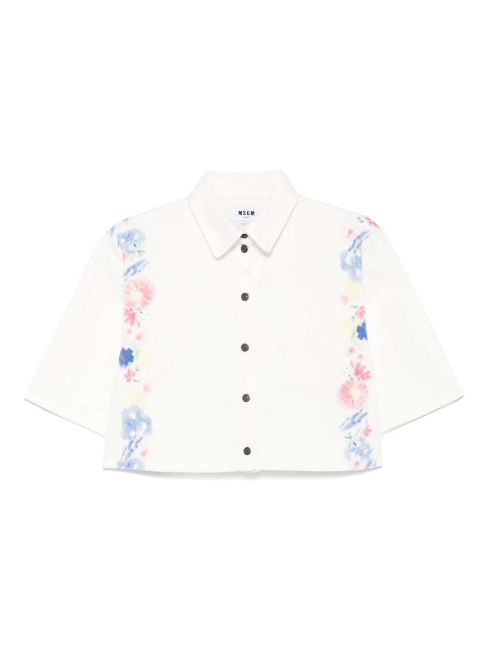 MSGM denim shirt - White