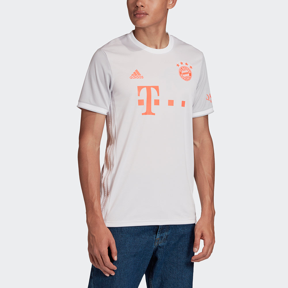 FCB A JSY Round Neck Sports Jersey SW Fan Edition Bayern Munich Away White