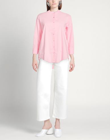 Woman Shirt Pink Size 10 Cotton