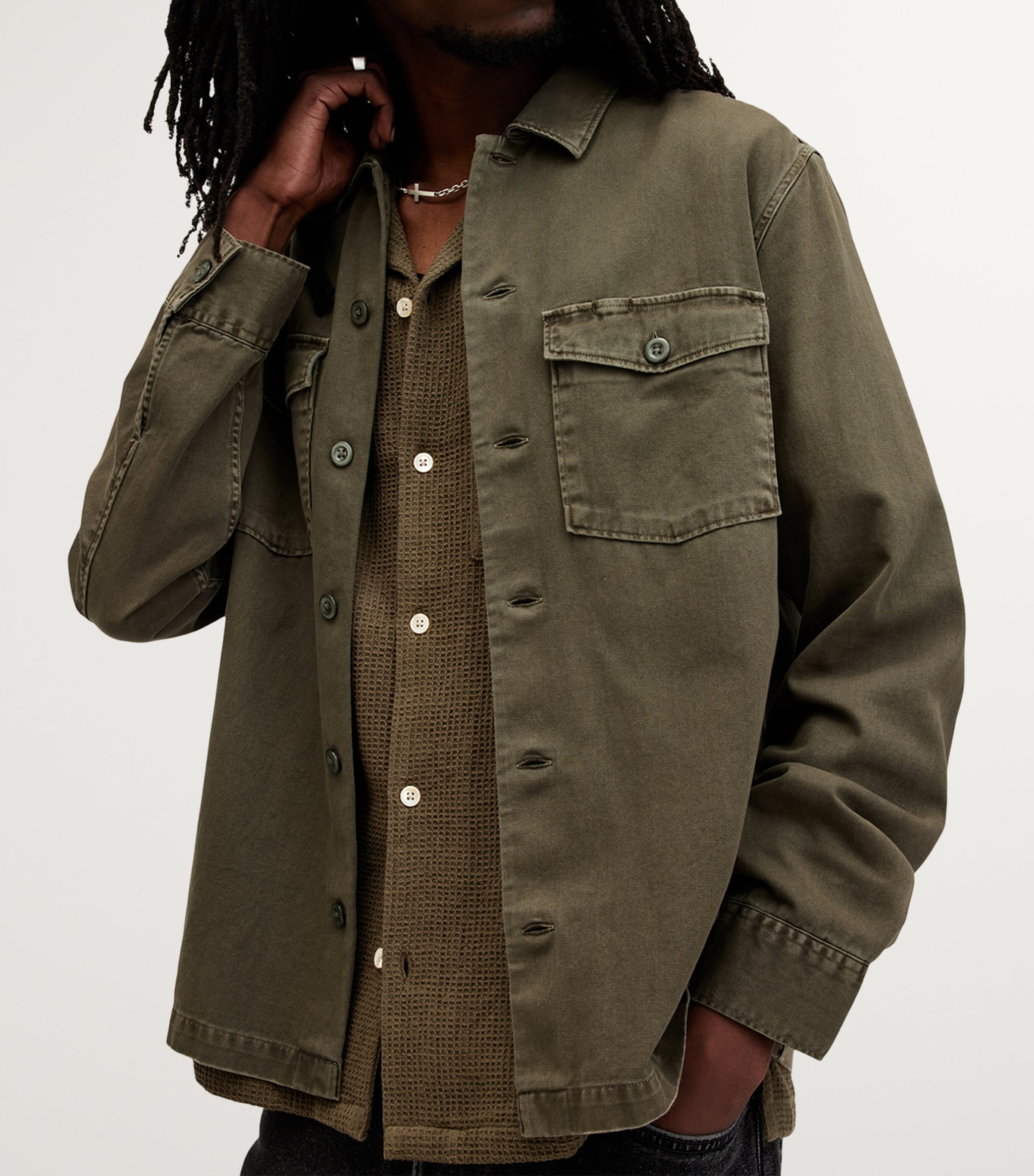 Cotton Spotter Overshirt