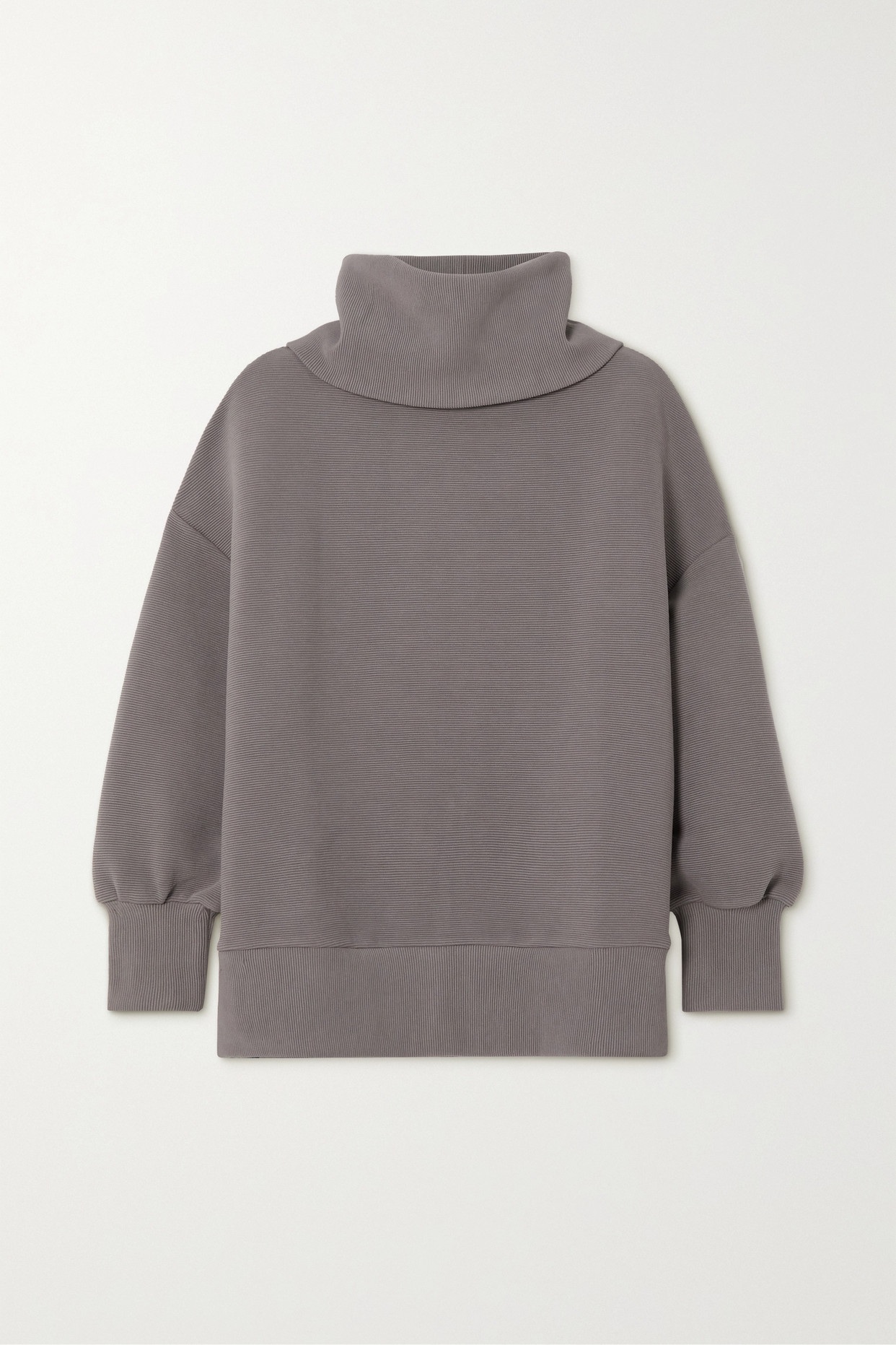 Milton Oversized Ribbed Cotton-blend Jersey Turtleneck Sweatshirt