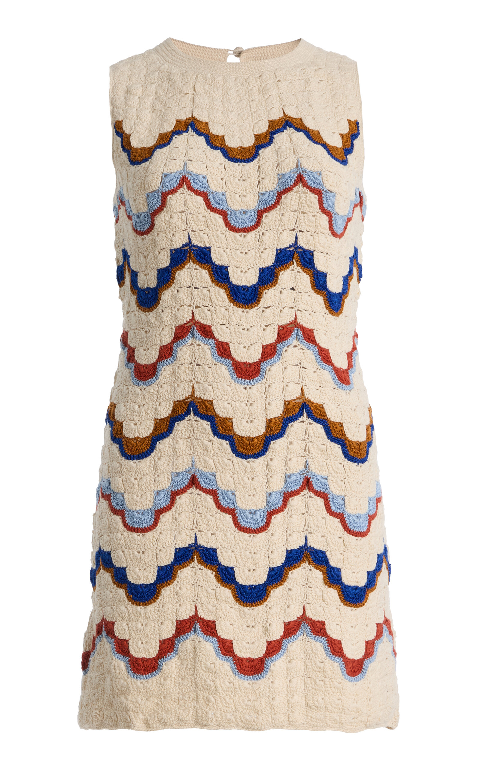 Alma Crocheted Cotton Mini Dress - Moda Operandi