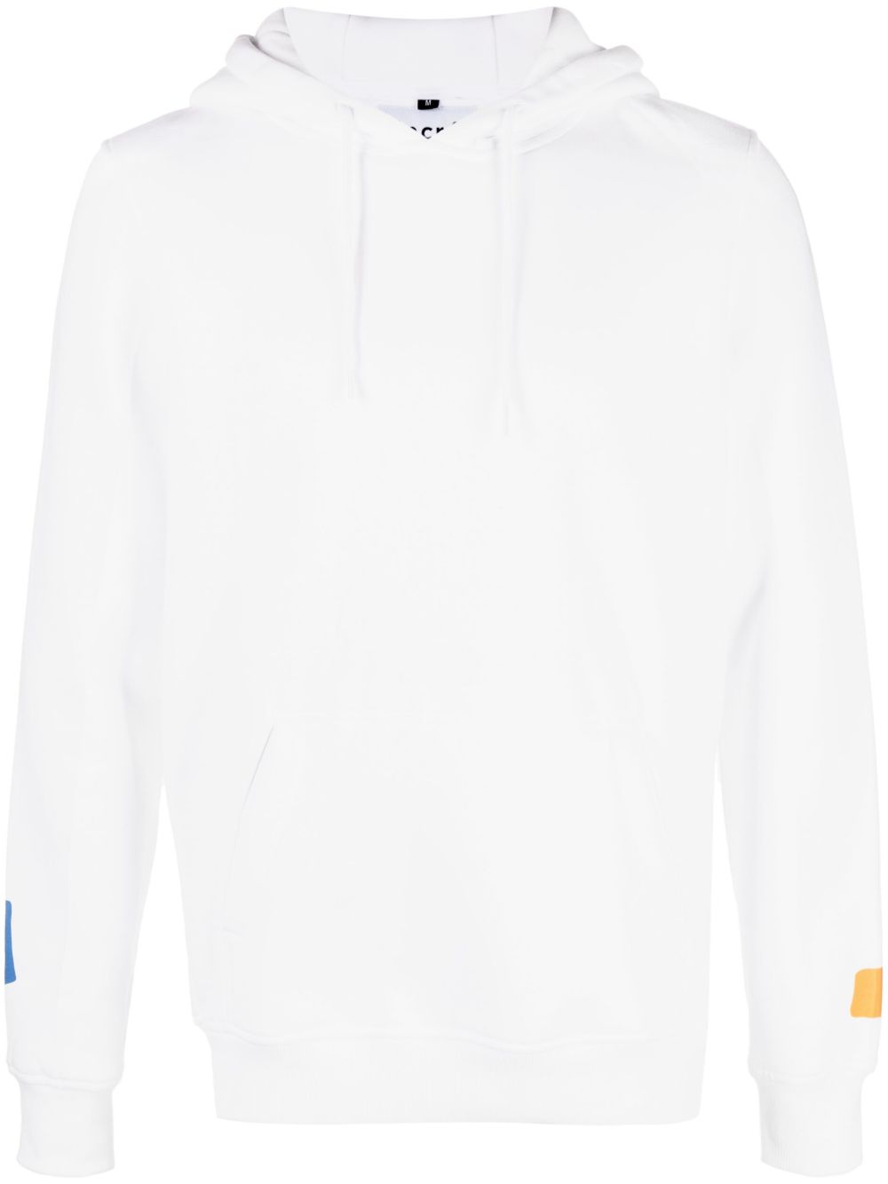 Encrè. graphic-print long-sleeved hoodie - White