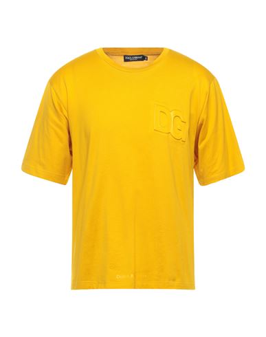 Man T-shirt Ocher