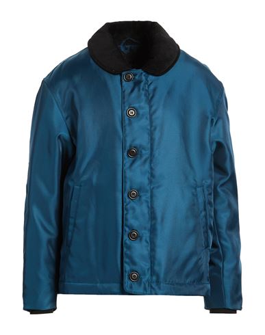 Man Puffer Blue Size L Nylon