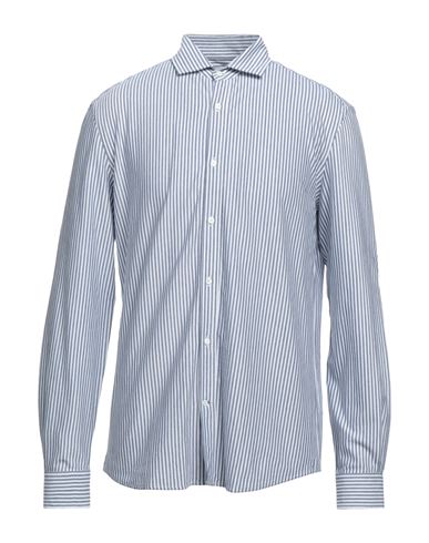 Man Shirt Blue Size M Cotton
