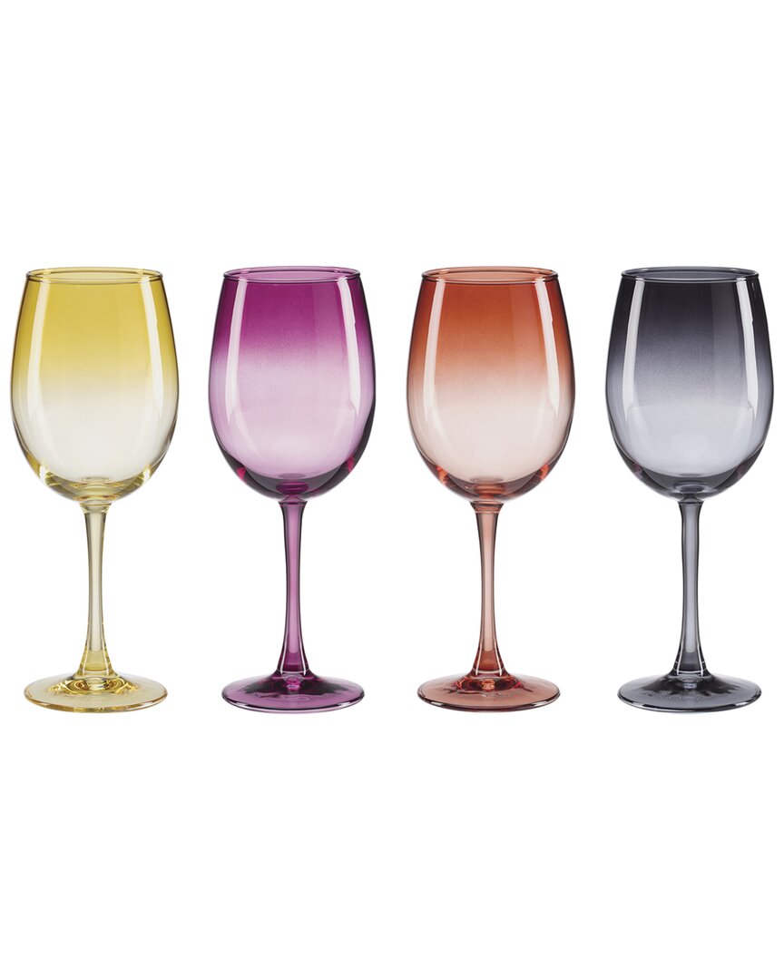Golden Hour All-Purpose Wine Glasses, Set Of 4