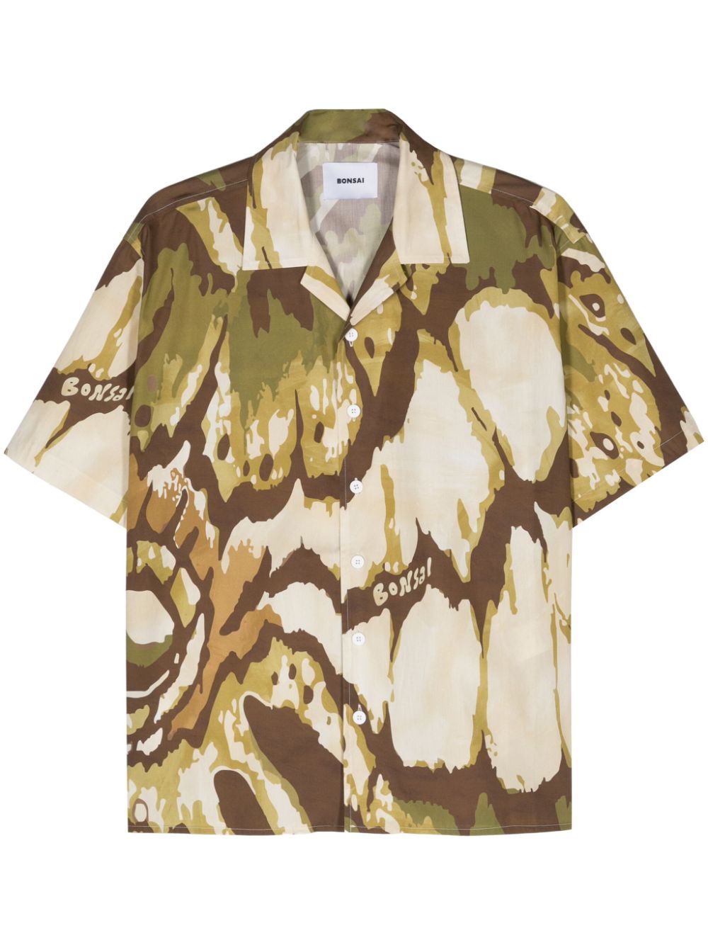 Jungle camouflage-print shirt - Green