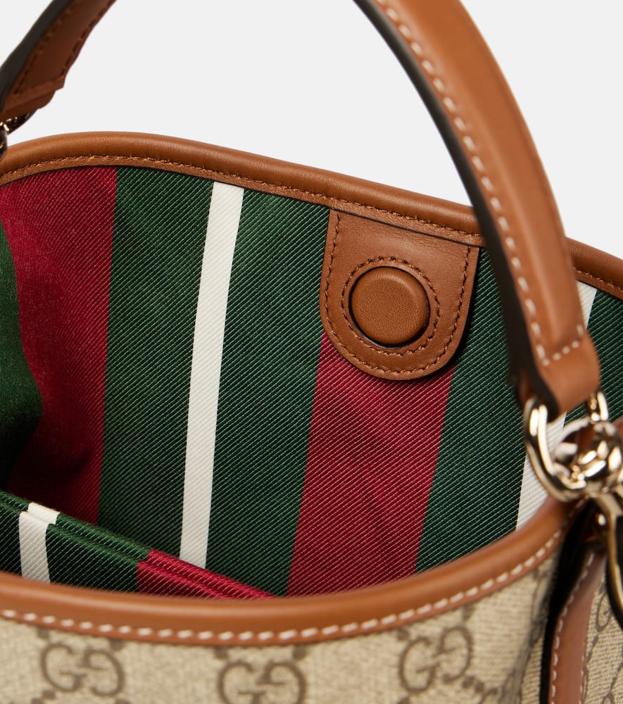 Gucci GG Emblem Small bucket bag