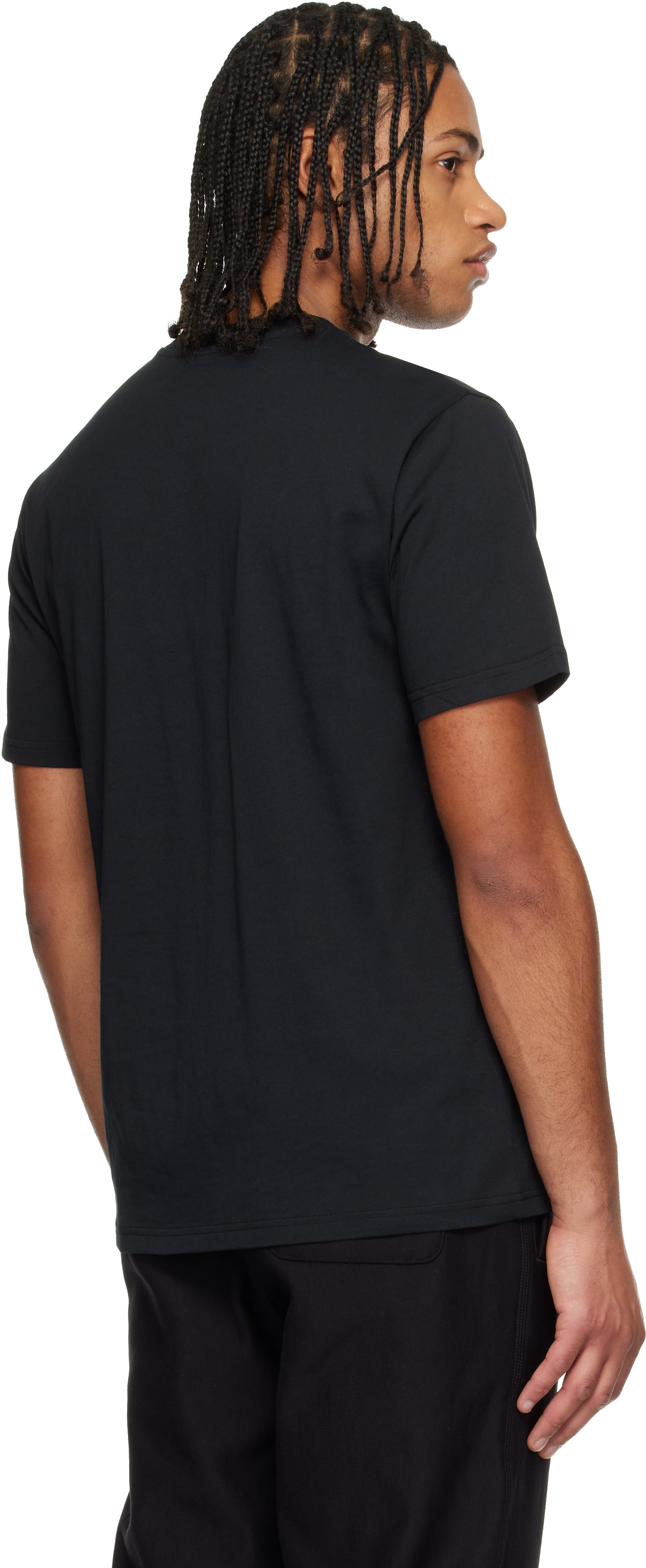 Two-Pack Black Standard Crew Neck T-shirts