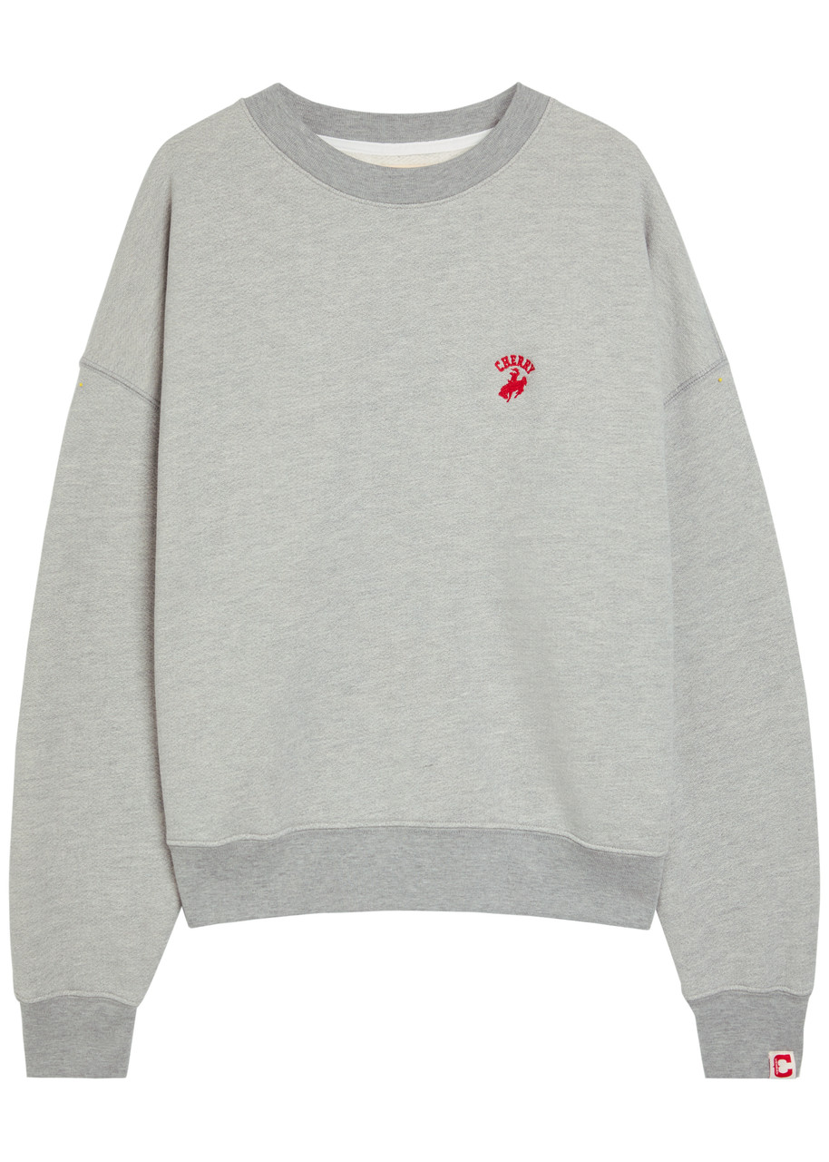 Western Athletic Logo-embroidered Cotton Sweatshirt