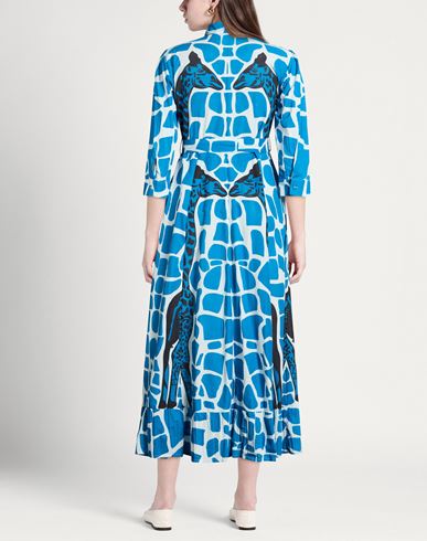 Woman Maxi dress Blue Size M Cotton