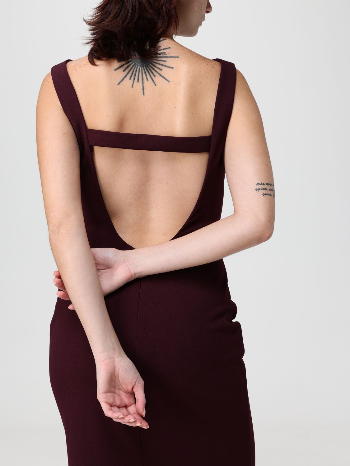 Dress Woman color Burgundy