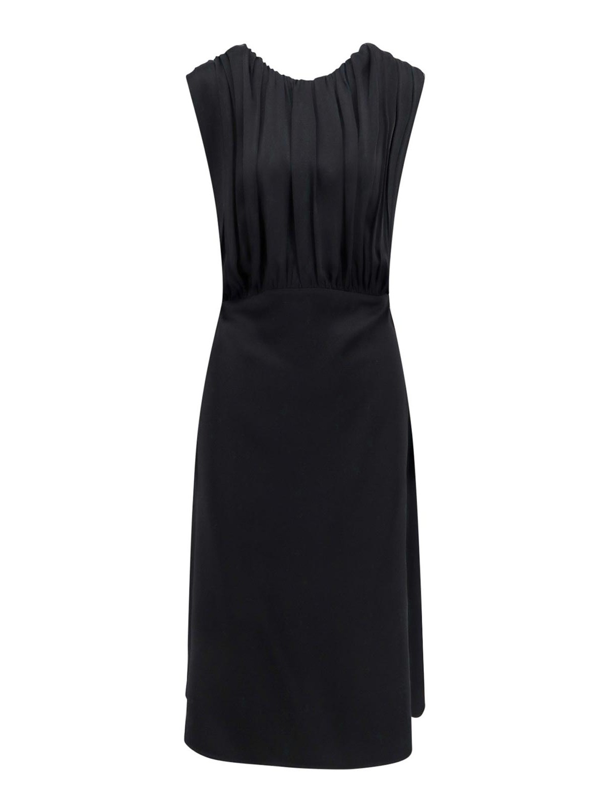 Sleeveless Satin Dress