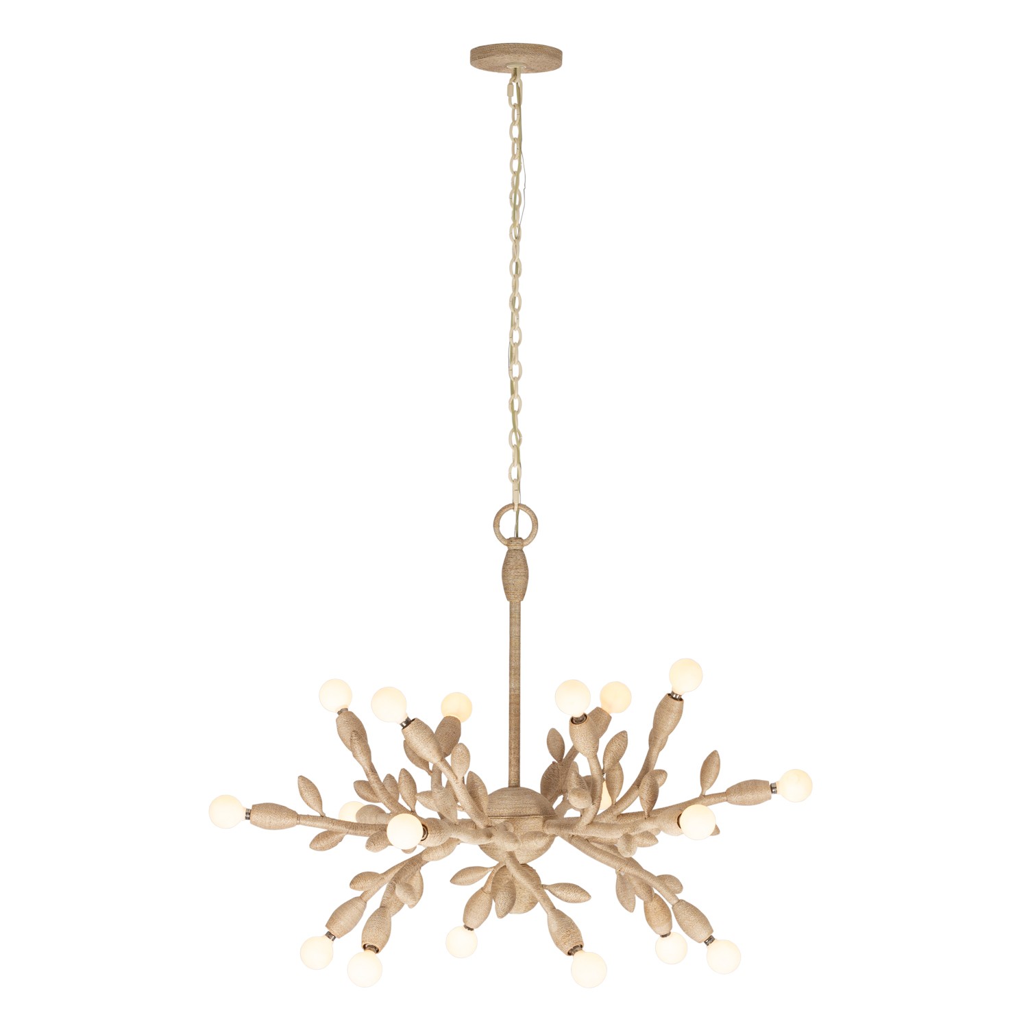 Warm Ivory Chandelier from the Branche Collection