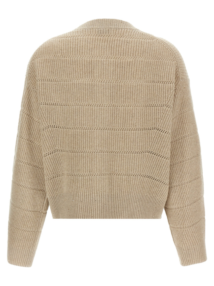 Knitted cardigan - Neutrals