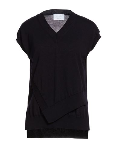 Collezione N_01 Woman Sweater Midnight blue Size XL Merino Wool