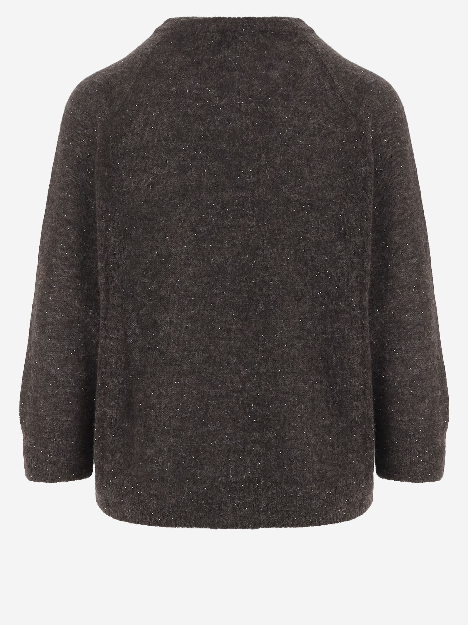 Alpaca and Wool Blend Sweater — Brown