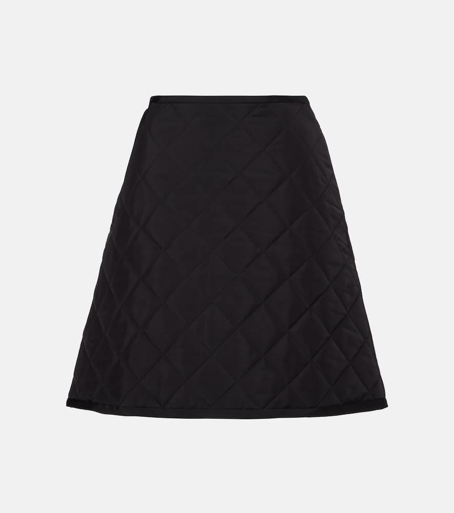 Quilted miniskirt