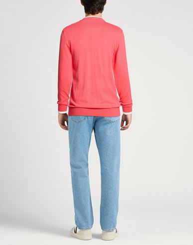 Man Sweater Coral Size 38 Cotton