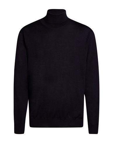 Man Turtleneck Navy Size XL Wool