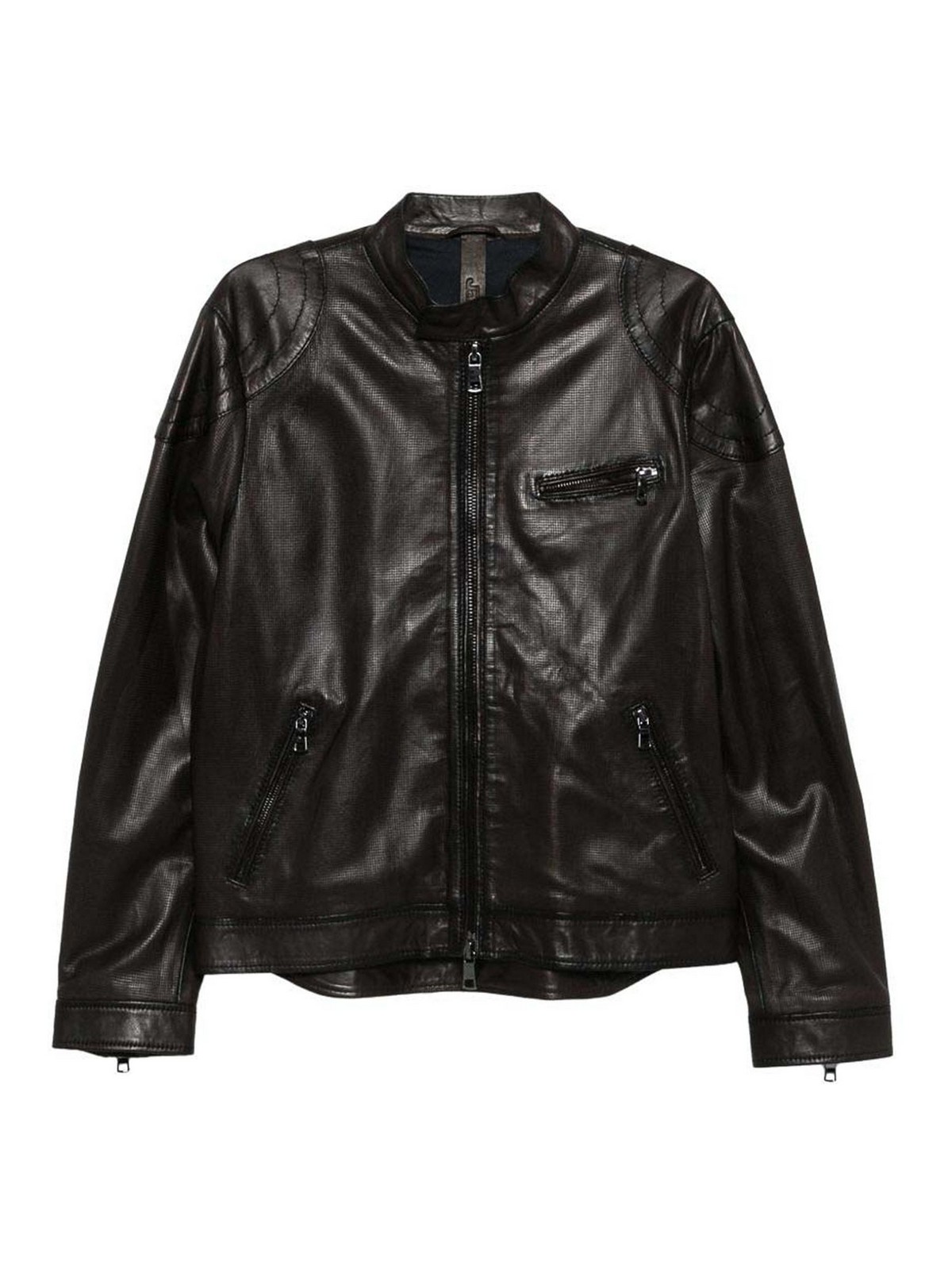 Rouge jacket in black leather