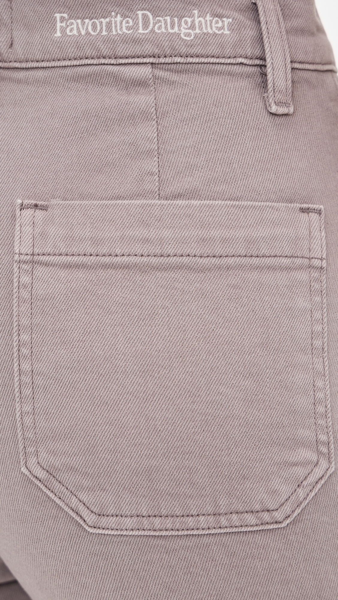 The Mischa High Rise Wide Leg Ankle Jeans Soft Taupe