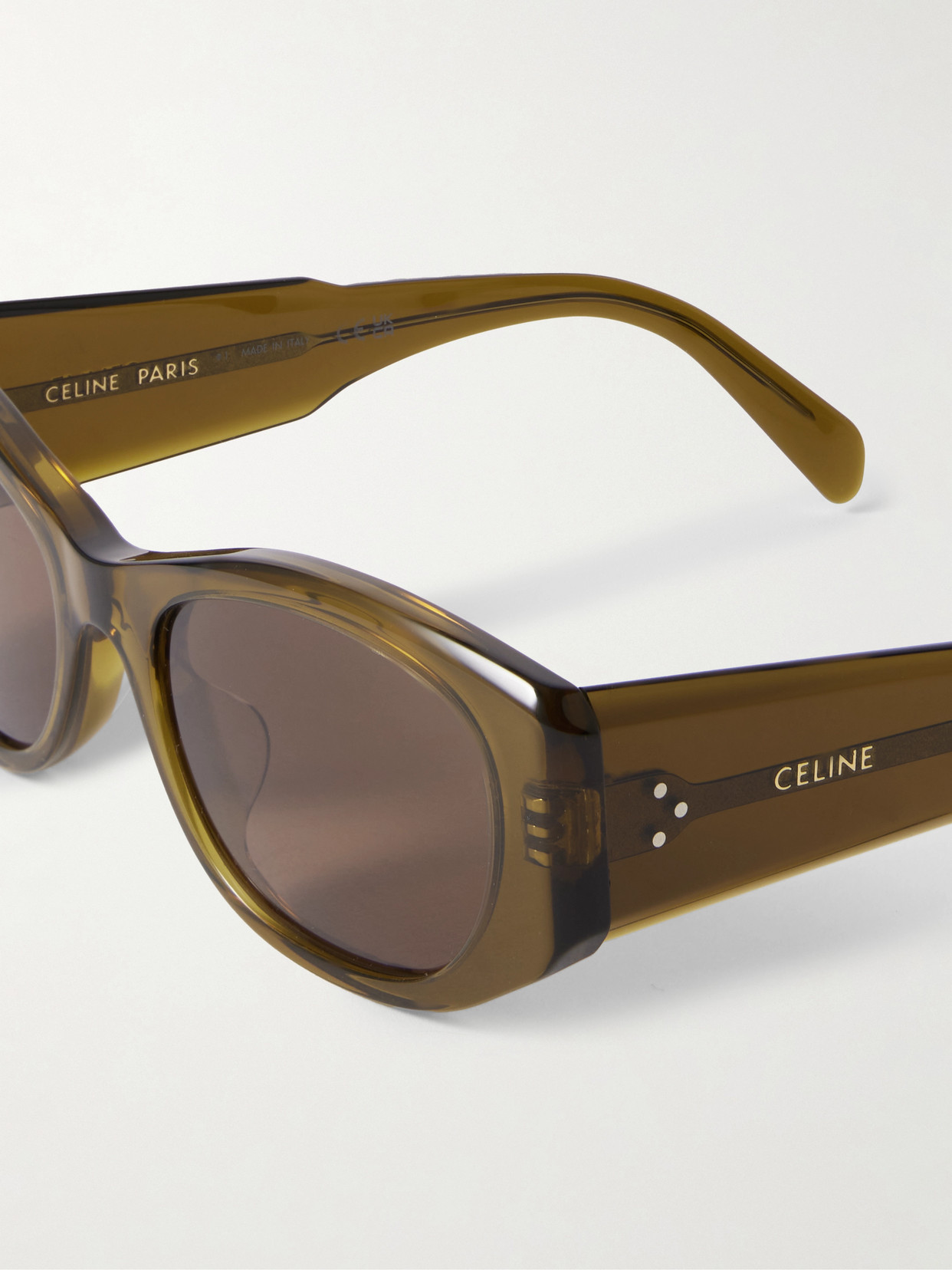 Cat-eye Acetate Sunglasses - Green