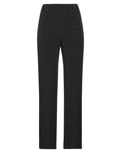 Aglini Woman Pants Black Size 4 Acetate, Silk