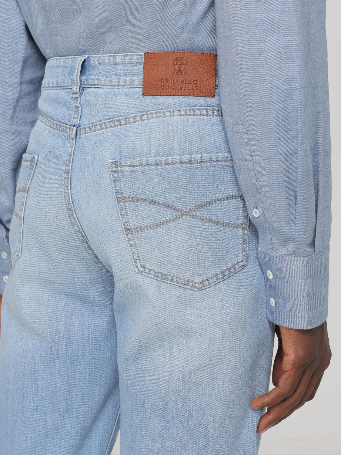 Jeans Men color Blue
